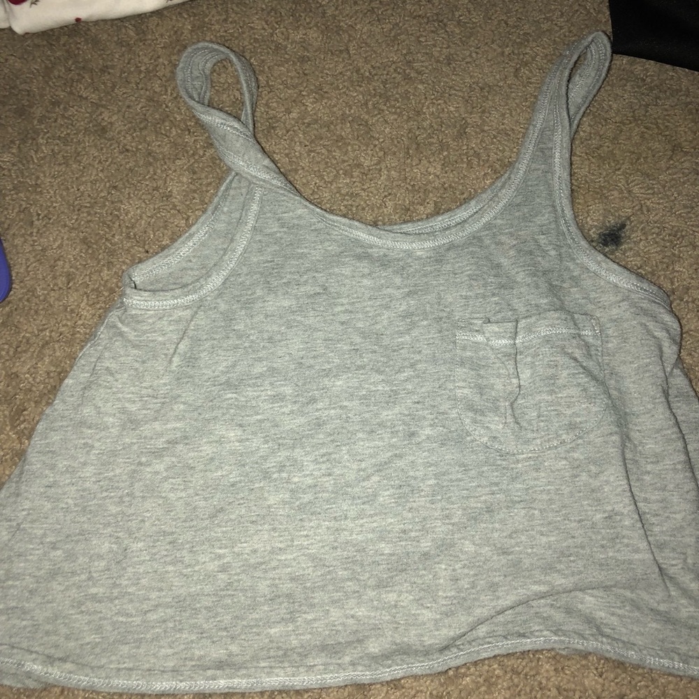 Summer tank grey top